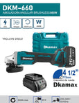 Amoladora angular inalambrico brushless 660w DKM-660 - DKAMAX