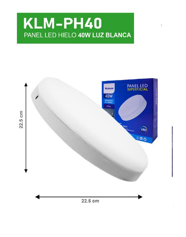 Panel led hielo 40w KLM-PH40 -Klisman