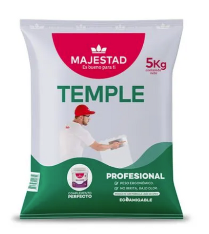Temple blanco 5Kg - Majestad