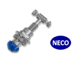 Cabezal p/caño bronce cromado Liviano - Neco