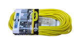 Extension vulcanizado amarillo 2x18 10mt - Teolux