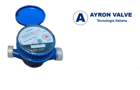 Medidor de agua 1/2 - Ayron Valve