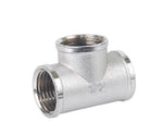 Tee bronce cromado liviano 1/2" - Malvex
