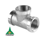Tee bronce cromado pesado 1/2" - Fuguesa