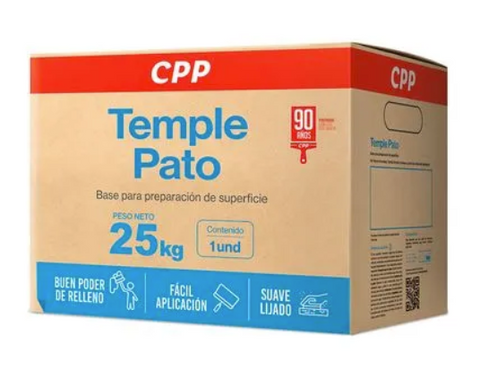 Temple Pato Blanco Mate 25kg - CPP