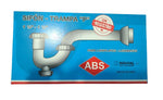 Trampa con registro 1 1/2"  - ABS INDUVAL