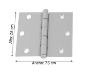 Bisagra capuchina 3"x3" c/unidad - Pharma