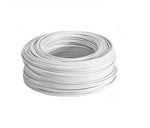 Cable THW 12 AWG/blanco - Brande