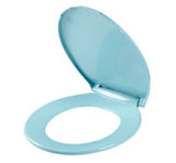 Asiento liviano p/inodoro celeste pastel - Fiori