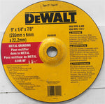 Disco desbaste metal 230x6x22 DW4949  9"- DeWalt