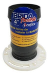 Brida flexible larga p/pvc 4" - Coflex