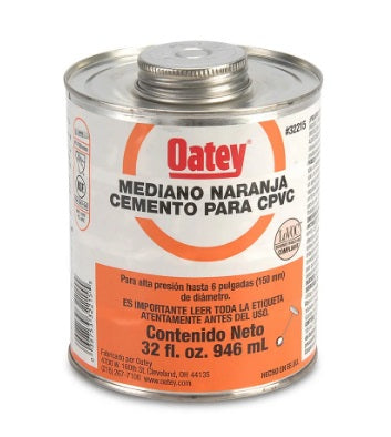 Cemento p/cpvc naranja 946ml - Oatey