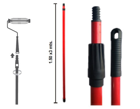 Extensión telescópica d/1,5 - 3mts - Truper