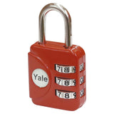 Candado combinacion YP1 RED - Yale