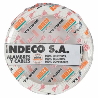 Cable gpt N18 blanco c/metro - Indeco