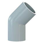 Codo pvc agua s/r 1 1/2"x45 - Pavco