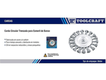 Escobilla circular trenzada 6" TC1284 - TOOLCRAFT