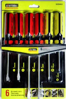 Destornillador 6pcs DED602 - Uyustools