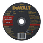 Disco corte p/metal 180x3.2x22.2mm 7" DW44560 - DeWalt