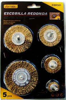 Escobilla circular 5pcs EBR501 - Uyustools