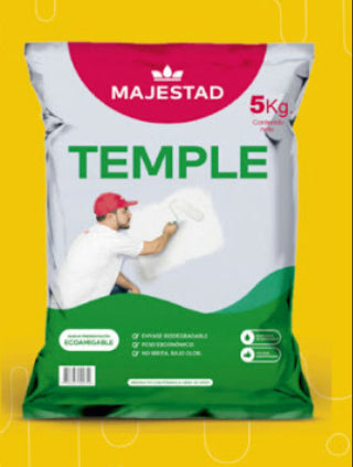 Temple blanco 5Kg Majestad