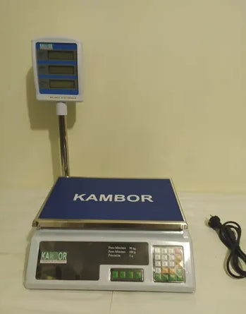 Balanza electrónico con torre 30Kg - KAMBOR