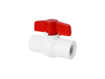 Llave de paso 1/2" pvc c/rosca - C&A