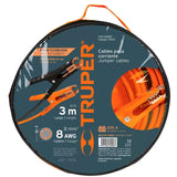 Cable p/bateria d/auto x 3mts 8AWG 225A 17543 - Truper