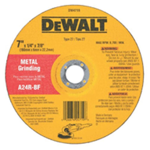 Disco desbaste/metal 180x6x22 7" - DeWalt