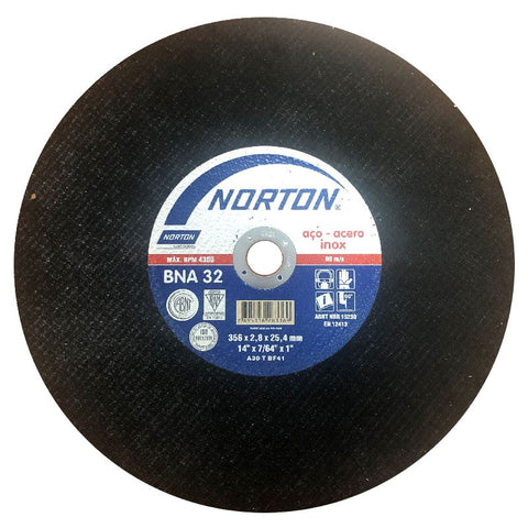 Disco corte p/metal 356x2.8x25.4 (14") - Norton