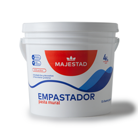 Empastador acrilico 4Lt - Majestad