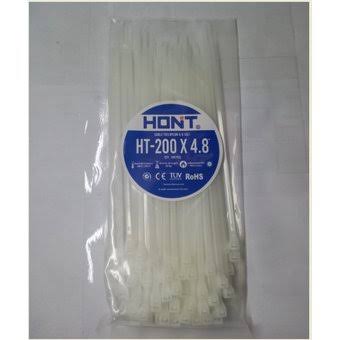 Precinto nylon blanco 8" 4.8mmx200mm - HONT