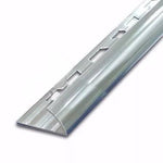 Rodoplast perfil aluminio cromado 11.5mm x 2mts - Importado