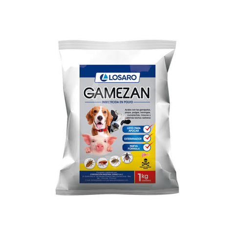 Insecticida Gamezan uso veterinario DDT 1kg - Losaro