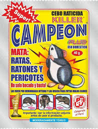 Raticida pellets/granulados 30g - CAMPEON – Ferremax
