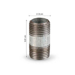 Niple galvanizado 1/2"x1 1/2" - Nacional