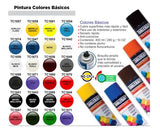 Pintura Spray/rojo metalico 400ml - TOOLCRAFT