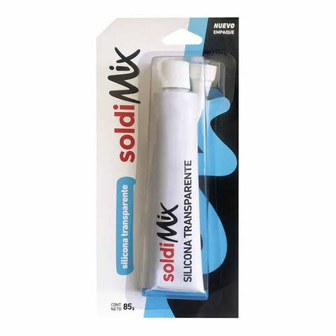 Silicona transparente multiuso 85g - Soldimix