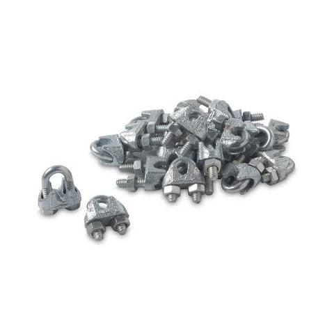 Grampa p/cable galvanizado 1/8 - TOOLCRAFT