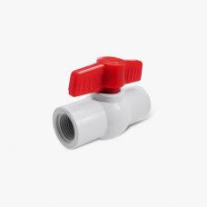 Llave de paso 3/4" pvc c/r - Importado