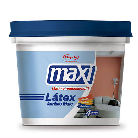 Latex maxi/albaricoque 4Lt - Maxi