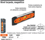 Nivel torpedo 9" 17054 - Truper