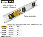 Nivel de aluminio 12" 22454 - Pretul