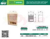 Timbre sordina beige - Vera