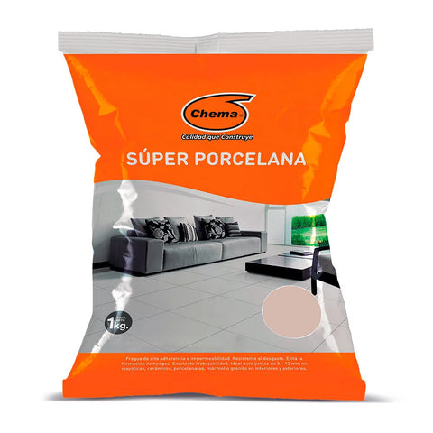 Super porcelana/verde amazona 1kg - Chema