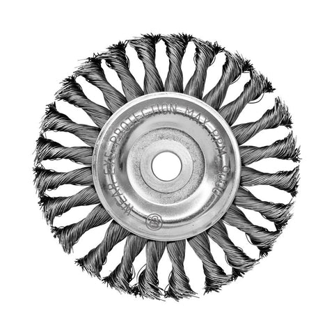 Escobilla circular trenzada 6" TC1284 - TOOLCRAFT