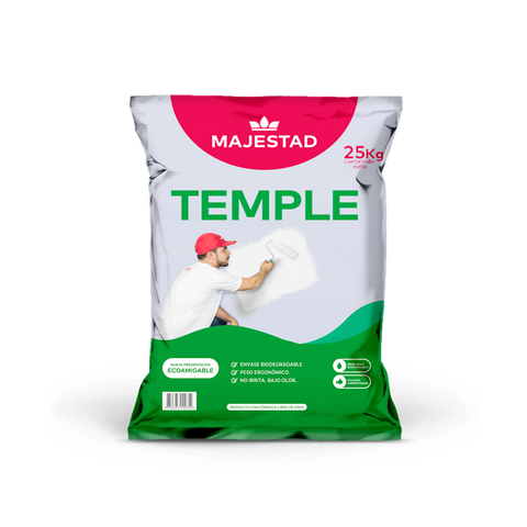 Temple para superficies 25Kg - Majestad