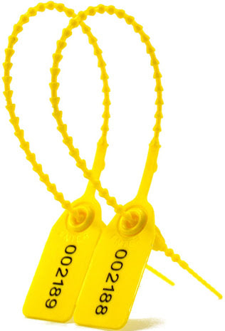 Precinto nylon p/extintor amarillo --c/u-- - MIRALDI